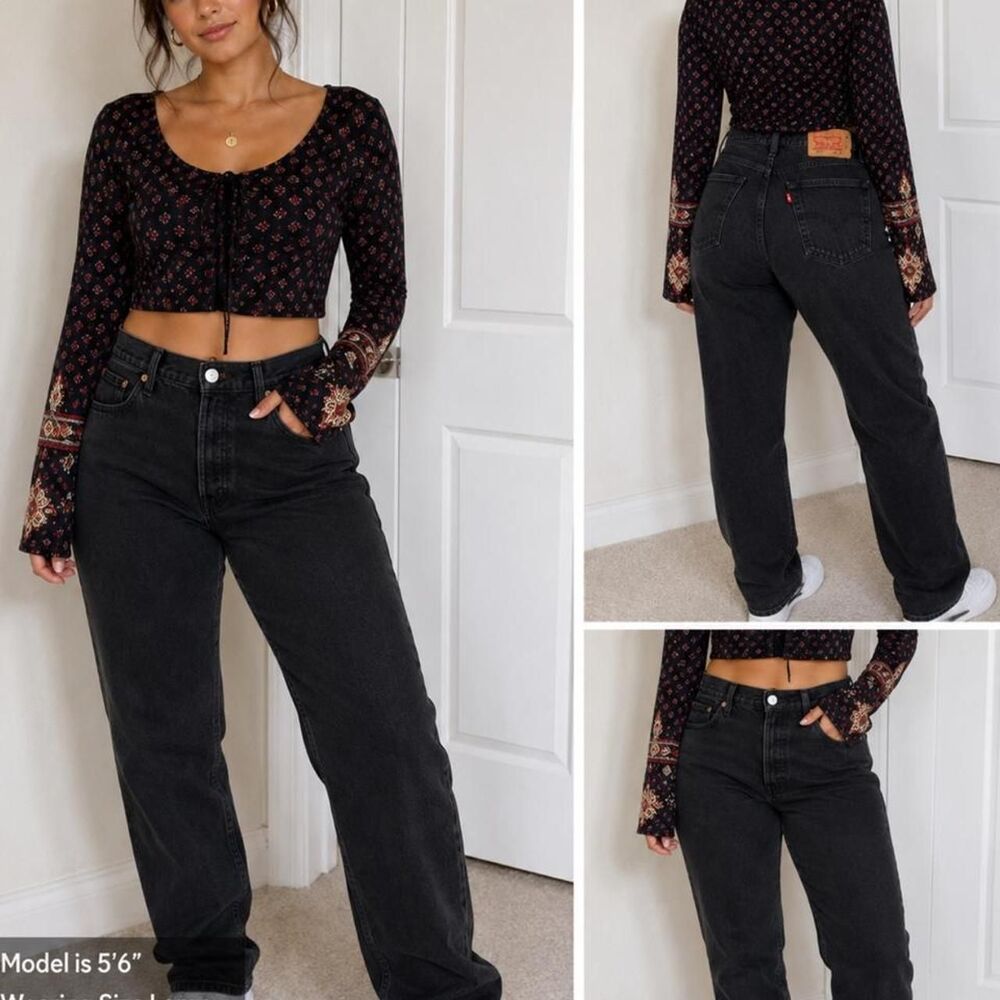 Levis Women's Black Jeans